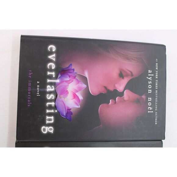 Alyson Noel The Immortals Dark Flame Blue Moon Everlasting Hb Lot - Picture 2 of 10